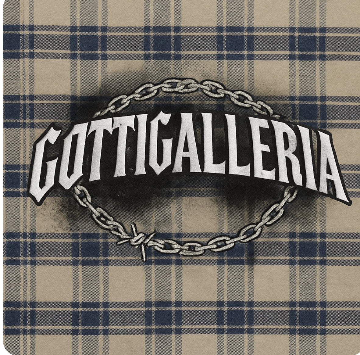 Gotti Flannel Rhinestone Shirt